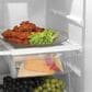 GE Appliances 17.5 Cu. Ft. Top Freezer Refrigerator with Edge-to-Edge Glass Shelves in Stainless Steel, , large