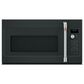Cafe 2-Piece Kitchen Package with 30" Slide-In Range and 1.7 Cu. Ft. Microwave Oven in Matte Black, , large