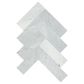 Dal-Tile Gamma Mystic 10"" X 15"" HERRING Natural Stone Mosaic Sheet, , large