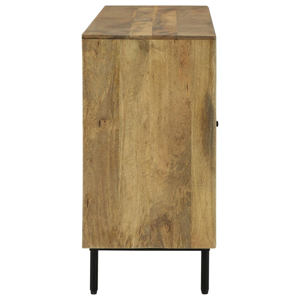 Ashley Cadewick Accent Cabinet in Natural and Black, , large