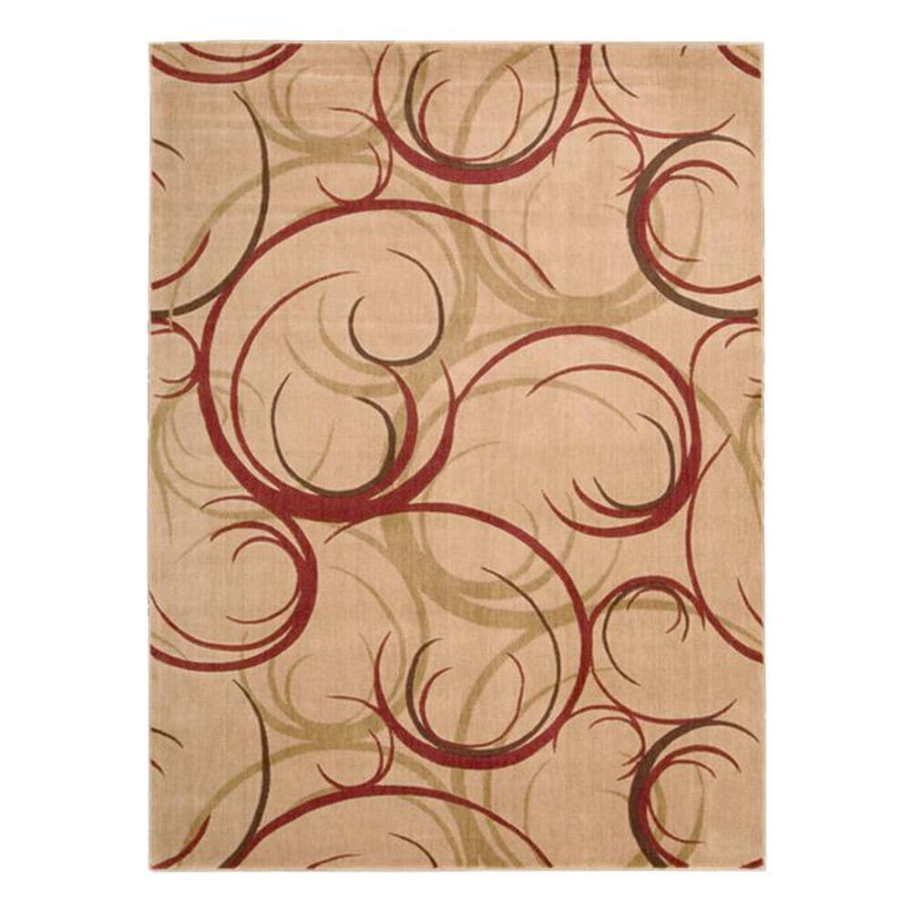 Nourison Somerset ST82 7"9" x 10"10" Beige Area Rug, , large