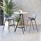 Zuo Modern Desi Bar Chair in Gray and Dark Brown (Set of 2), , large