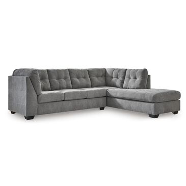 Ashley Marleton 2-Piece Right Facing Sectional with Chaise in Gray, , large
