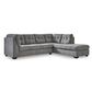 Ashley Marleton 2-Piece Right Facing Sectional with Chaise in Gray, , large