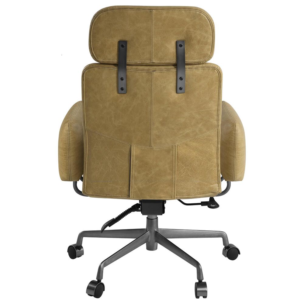 HOMLUX Davu Swivel Office Chair in Sahara Brown, , large
