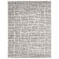 Nourison Luna 2" x 3" Grey and Silver Area Rug, , large