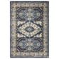 ROW by Oriental Weavers Gemma Oriental Blue and Rust 6"7" x 9" Area Rug, , large
