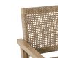 Hearth and Haven Outdoor Wood and Flat Wicker Club Chair in Light Brown (Set of 2), , large