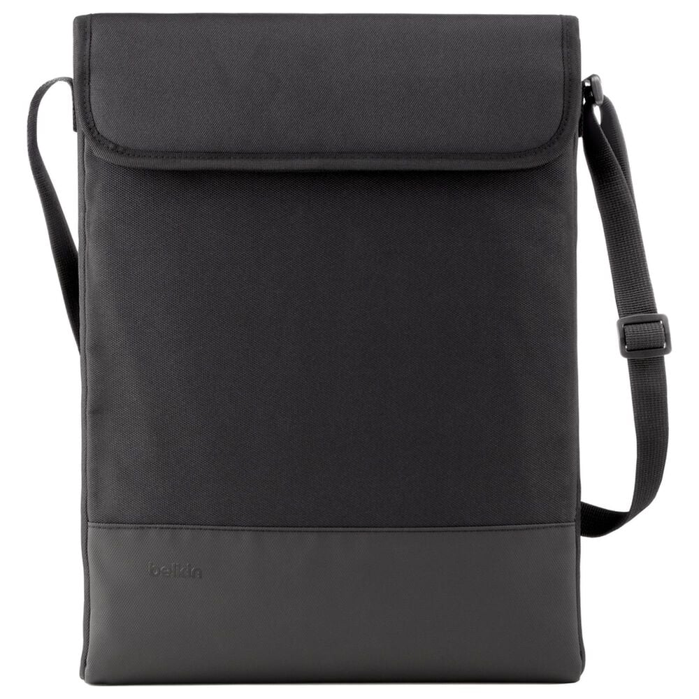 Belkin Protective Laptop Sleeve with Shoulder Strap for 14-15" Devices in Black, , large