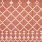 Nourison Positano Southwestern Terracotta 4" x 6" Indoor/Outdoor Area Rug, , large