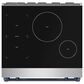 Thor Kitchen Gordon Ramsay 4.8 Cu. Ft. Professional Induction Range with Blue Color Kit Assembly in Stainless Steel, , large