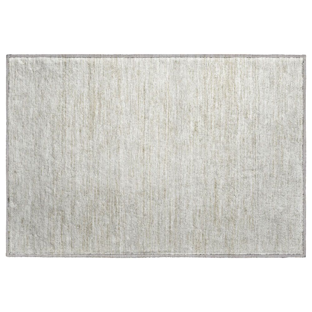 Dalyn Rug Company Soft Essentials Solid Ivory 2"6" x 3"10" Indoor/Outdoor Area Rug, , large