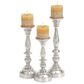 Maple and Jade 14" Traditional Candle Holder in Silver (Set of 3), , large