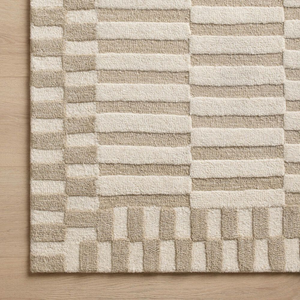 Chris Loves Julia x Loloi Bradley 3&#39;6&quot; x 5&#39;6&quot; Ivory and Beige Area Rug, , large