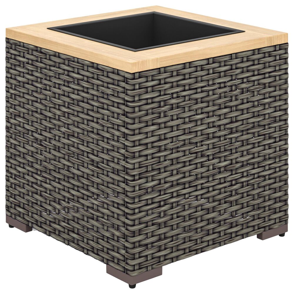 Homestyles Boca Raton Patio Planter in Brown and Gray, , large