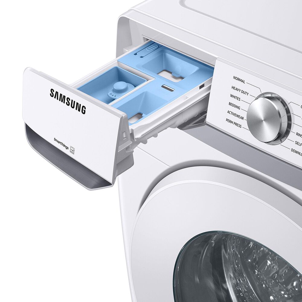 Samsung 5.1 Cu. Ft. Front Load Washer with Vibration Reduction Technology in White, , large
