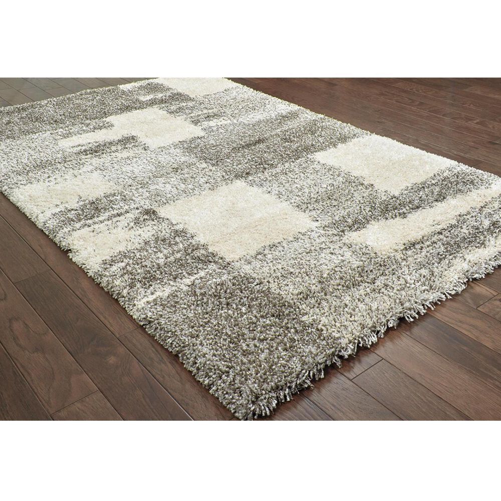 Oriental Weavers Henderson 5502H 9&#39;10&quot; x 12&#39;10&quot; Ivory and Grey Area Rug, , large