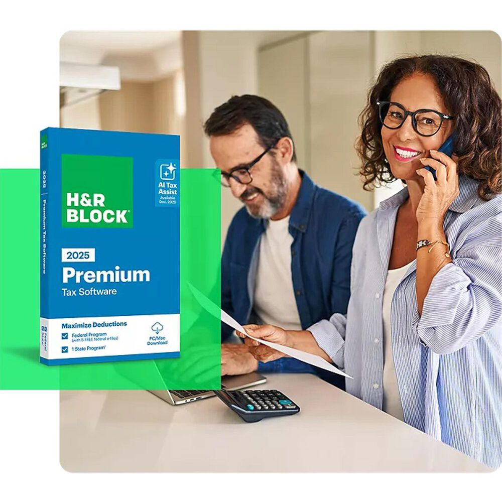 H&amp;R Block H&amp;R Block Tax Software Premium 2025, , large
