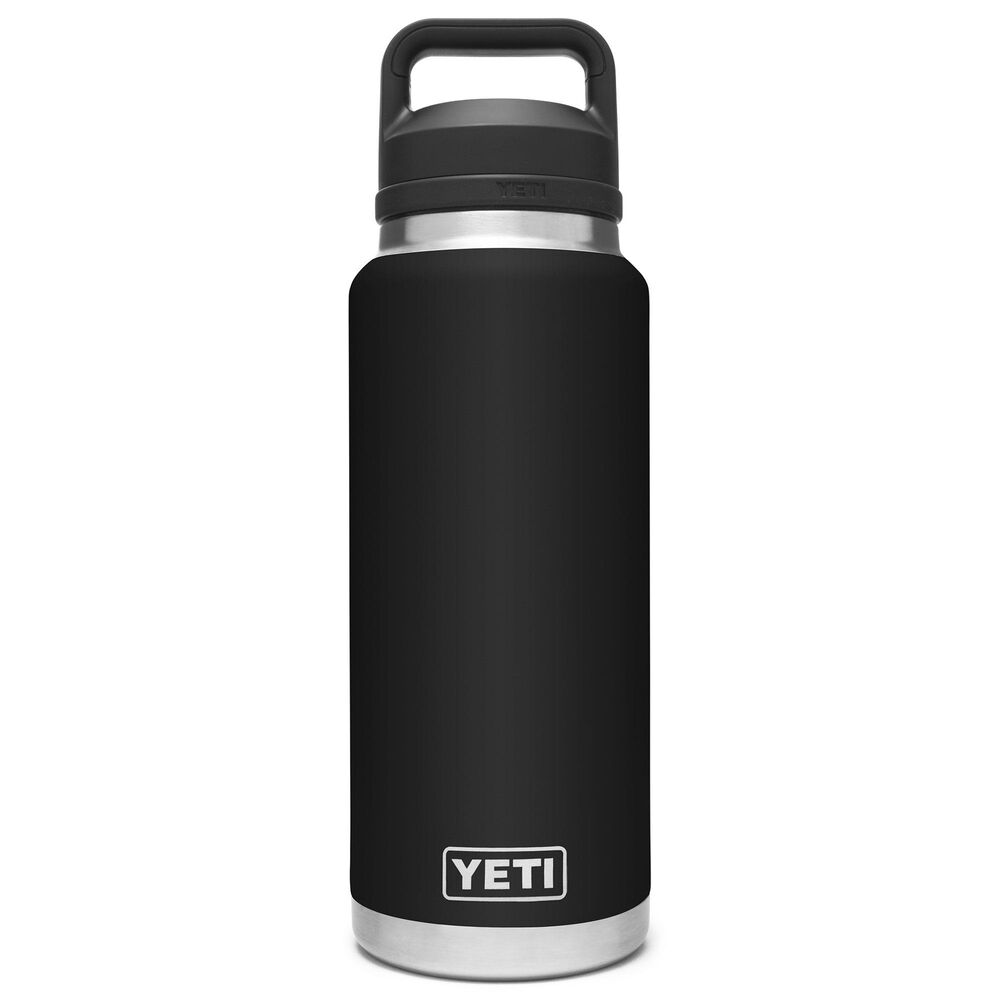 YETI Rambler 36 Oz Water Bottle with Chug Cap in Black, , large