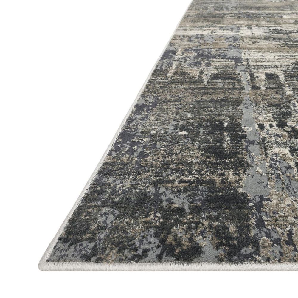 Loloi Cascade CAS-03 3&#39;7&quot; x 5&#39;7&quot; Ivory and Charcoal Area Rug, , large