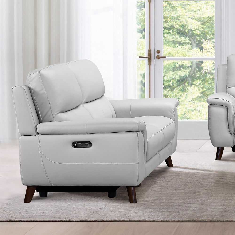 Blue River Lizette Power Reclining Loveseat in Dove Grey, , large