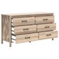 Ashley Battelle 6-Drawer Dresser in Tan, , large