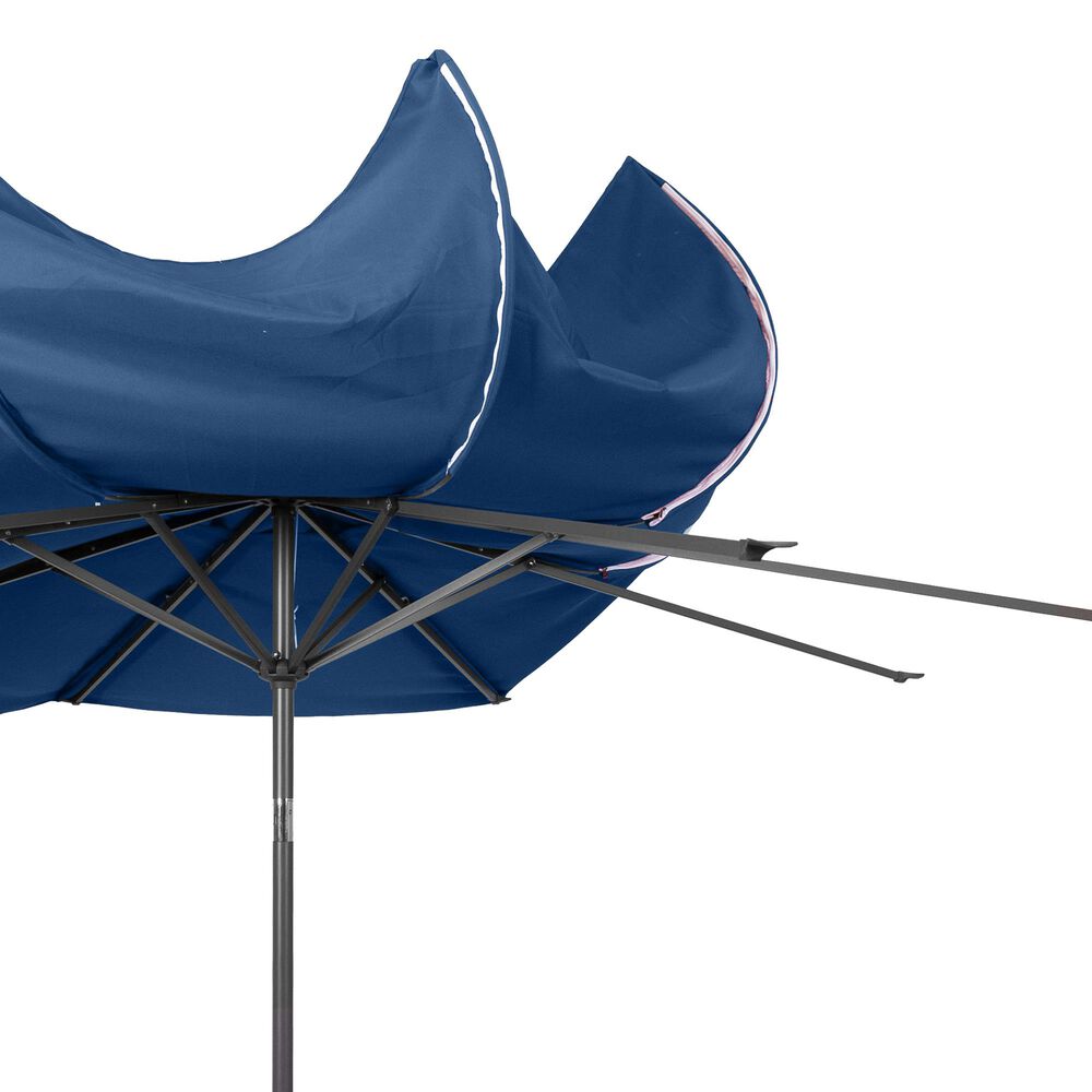 CorLiving 10&#39; UV &amp; Wind Resistant Patio Umbrella in Cobalt Blue, , large