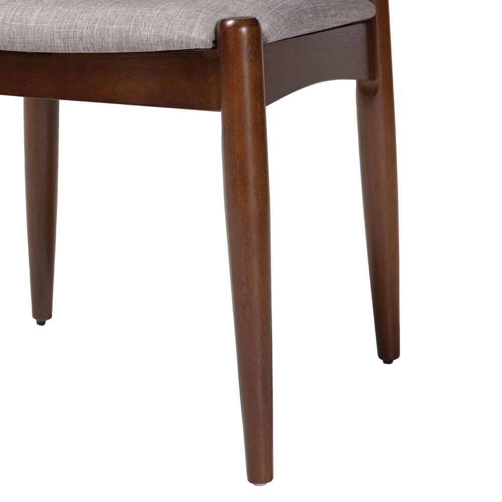 Baxton Studio Amato Side Chair in Walnut Brown (Set of 2), , large