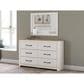 Ashley Linnocreek Bedroom Mirror in White, , large