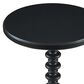 Linon Home Decor Aurora Round Side Table in Black, , large