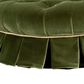 Jennifer Taylor Home Roquefort 24.5" Dog Sofa Bed with Box-Pleated Skirt in Olive Green, , large