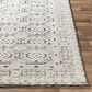 Surya Louvre Black, Ivory and Cream 10" x 14" Area Rug, , large