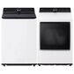 LG 5.5 Cu. Ft. Smart Top Load Washer and 7.3 Cu. Ft. Electric Dryer Laundry Pair in White, , large