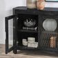 Classic Home Macarthur 4-Door Cabinet in Antique Black, , large
