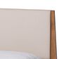Baxton Studio Senna King Platform Bed in Walnut Brown, , large