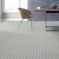 Shaw Tessuto Bianco 12" x 12" Porcelain Mosaic Sheet, , large