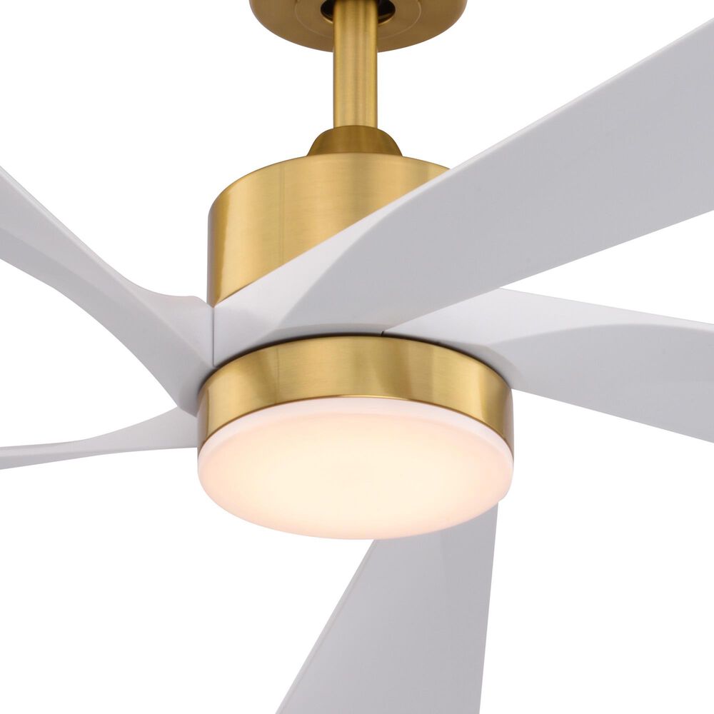 Vaxcel Redmond 52" Integrated LED Ceiling Fan in Satin Brass, , large