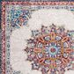 Safavieh Aria Oriental 2" x 8" Ivory and Navy Runner, , large
