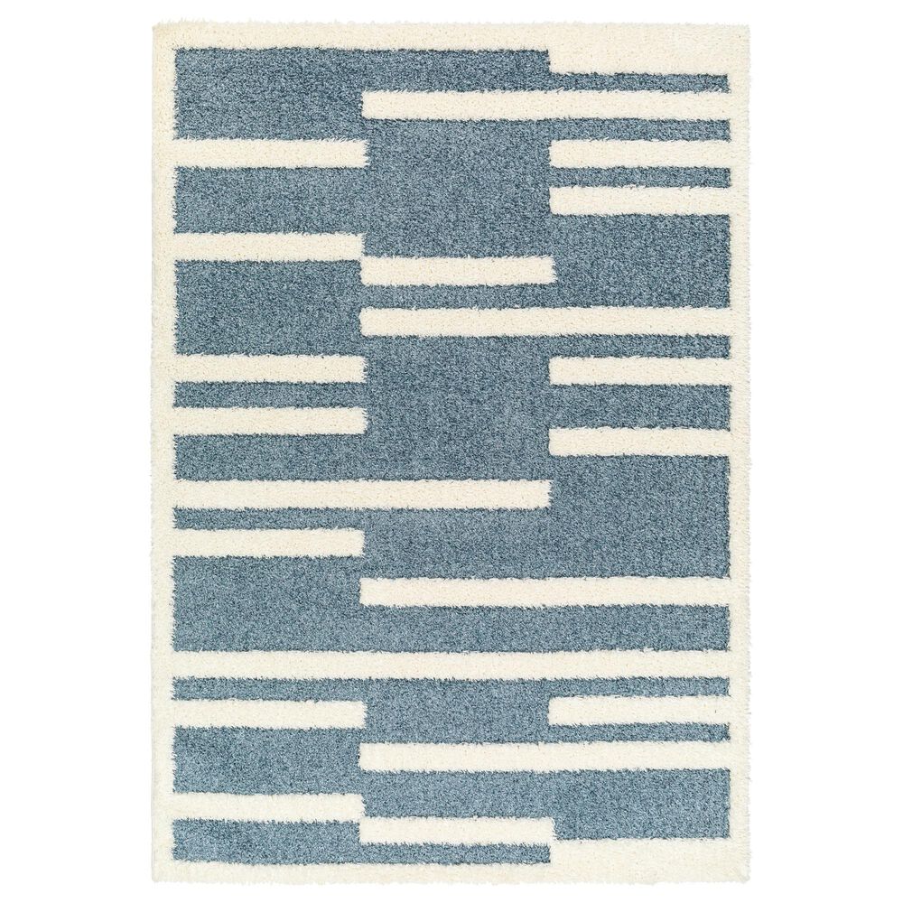 Surya Rodos 5"3" x 7" Blue, Beige, Grey Area Rug, , large