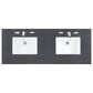 James Martin Vanities Lorelai 60" Double Vanity in Light Natural Oak with 3 cm Charcoal Soapstone Quartz Top, , large