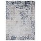 Nourison Silk Shadows 2" x 3" Silver Grey Area Rug, , large