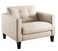 Chateau D"ax Leather Accent Chair in White, , large
