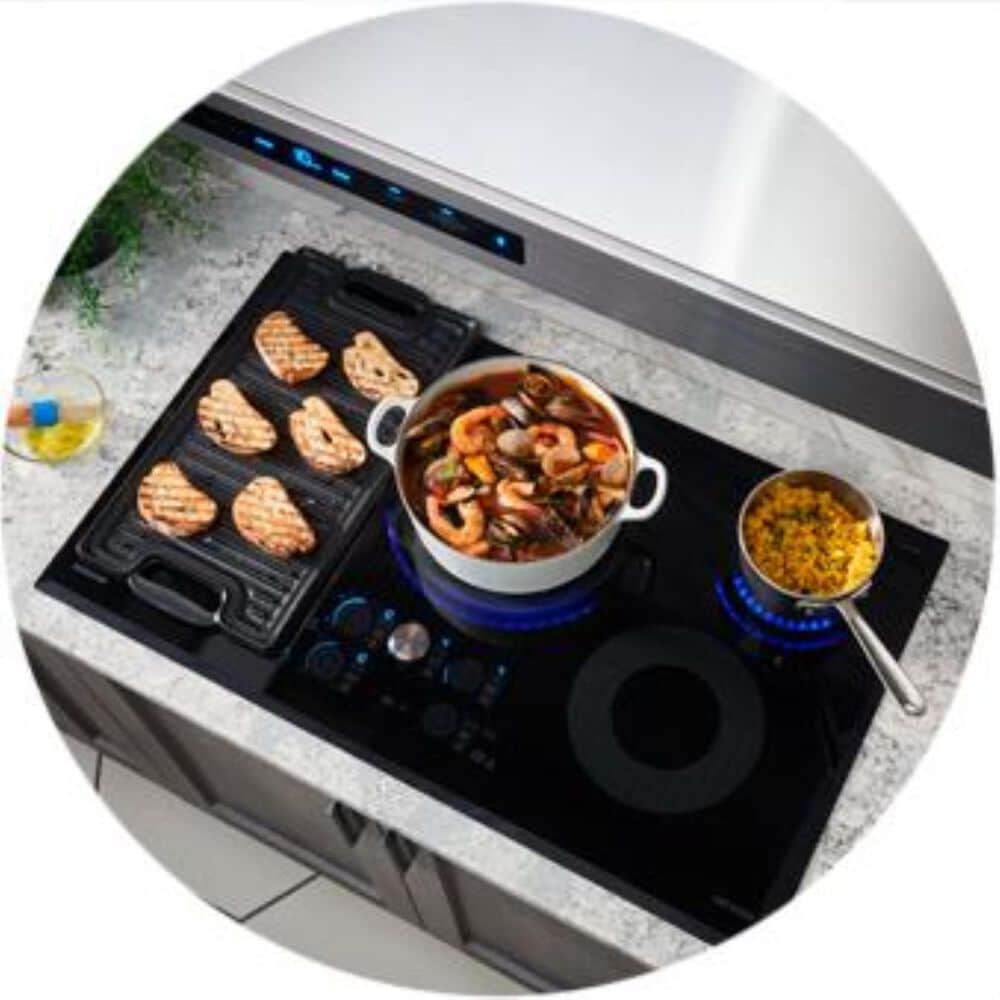 Samsung 30&quot; Induction Cooktop in Stainless Steel, , large