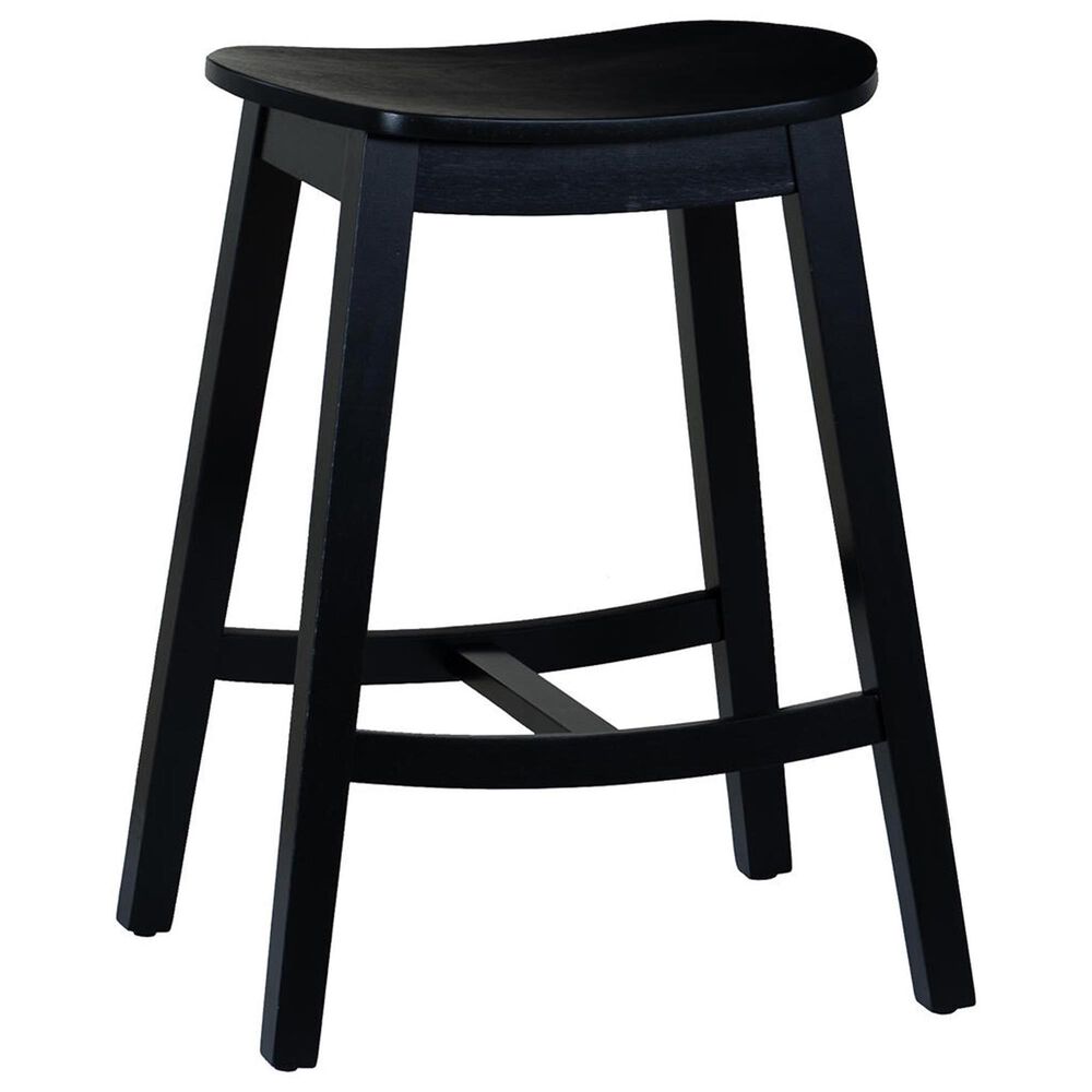 Linden Boulevard Culver 26" Counter Stool in Black, , large