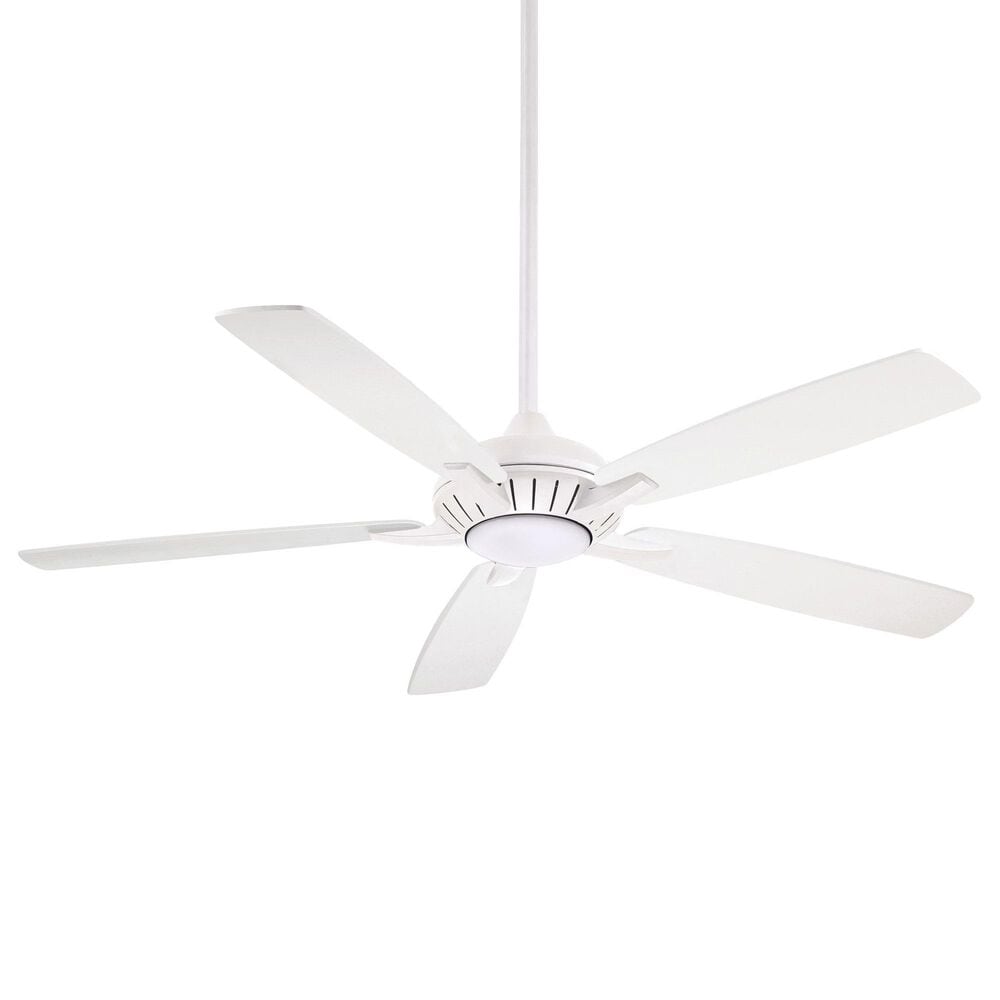 Minka-Aire Dyno XL 60" Smart Ceiling Fan with LED Light in White, , large