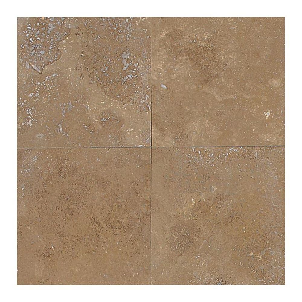 Dal-Tile Travertine 18" x 18" Honed Field Tile in Noce, , large