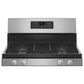 GE Appliances 30" Freestanding Gas Range with Electronic Touch Controls in Stainless Steel, , large