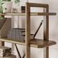 Ashley Roanhowe 2-Piece Desk and Bookcase Set in Brown Oak, , large