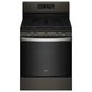 Whirlpool 5 Cu. Ft. Gas Range 5-in-1 Air Fry Oven in Fingerprint Resistant Black Stainless Steel, , large
