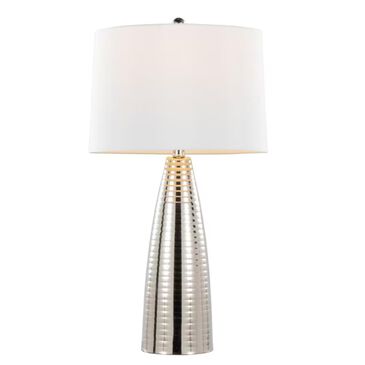 Grandview Gallery Maya 27" Metal Table Lamp in Polished Nickel, , large